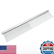 Chris Christensen 000 7.5" Greyhound Fine/Coarse Colored Butter Comb Dog Groomin