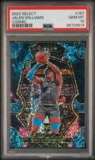 2022 Panini Select #167 Jalen Williams COSMIC Prizm RC Rookie PSA 10 GEM MINT