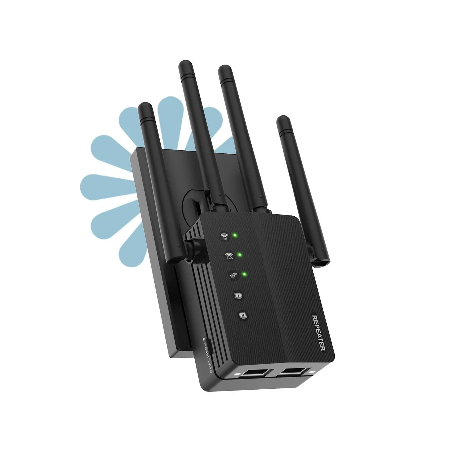 WiFi Booster 1200Mbps WiFi Extender Signal Booster for Home 12880 Sq Ft Coverage