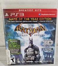 BATMAN - Arkham Asylum 3D PS3 Game Of The Year Edition Sony PlayStation 3