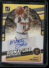 2020-21 Donruss #SG-MMS Monte Morris Signature Series