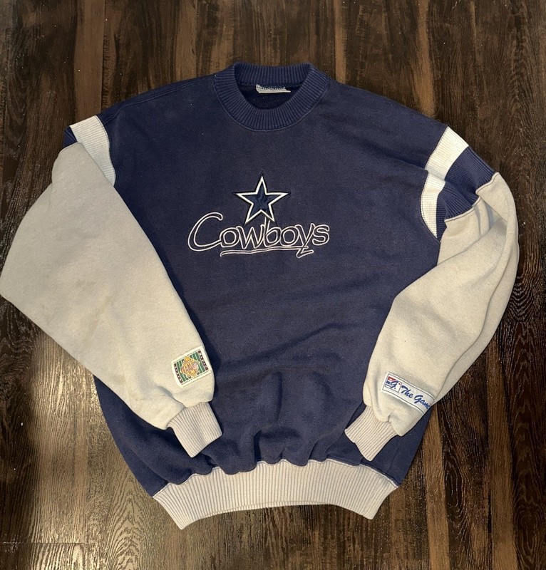 Vintage 1990s Dallas Cowboys Sweatshirt Crewneck Sweater The Game Men’s Large