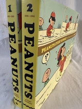 Peanuts -  Peanuts Every Sunday 1952-1955 And 1956-1960 Set Of 2 1st Printing