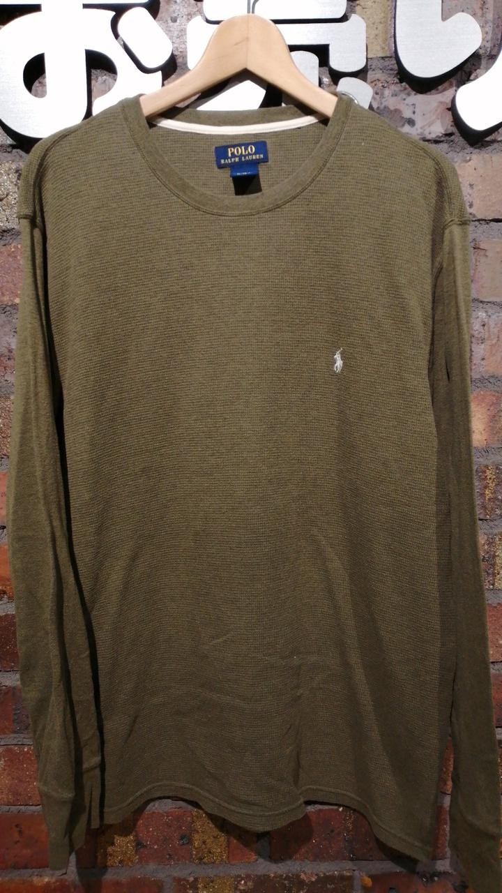 RALPH LAUREN GRN XL Long T-Shirt Polo Style