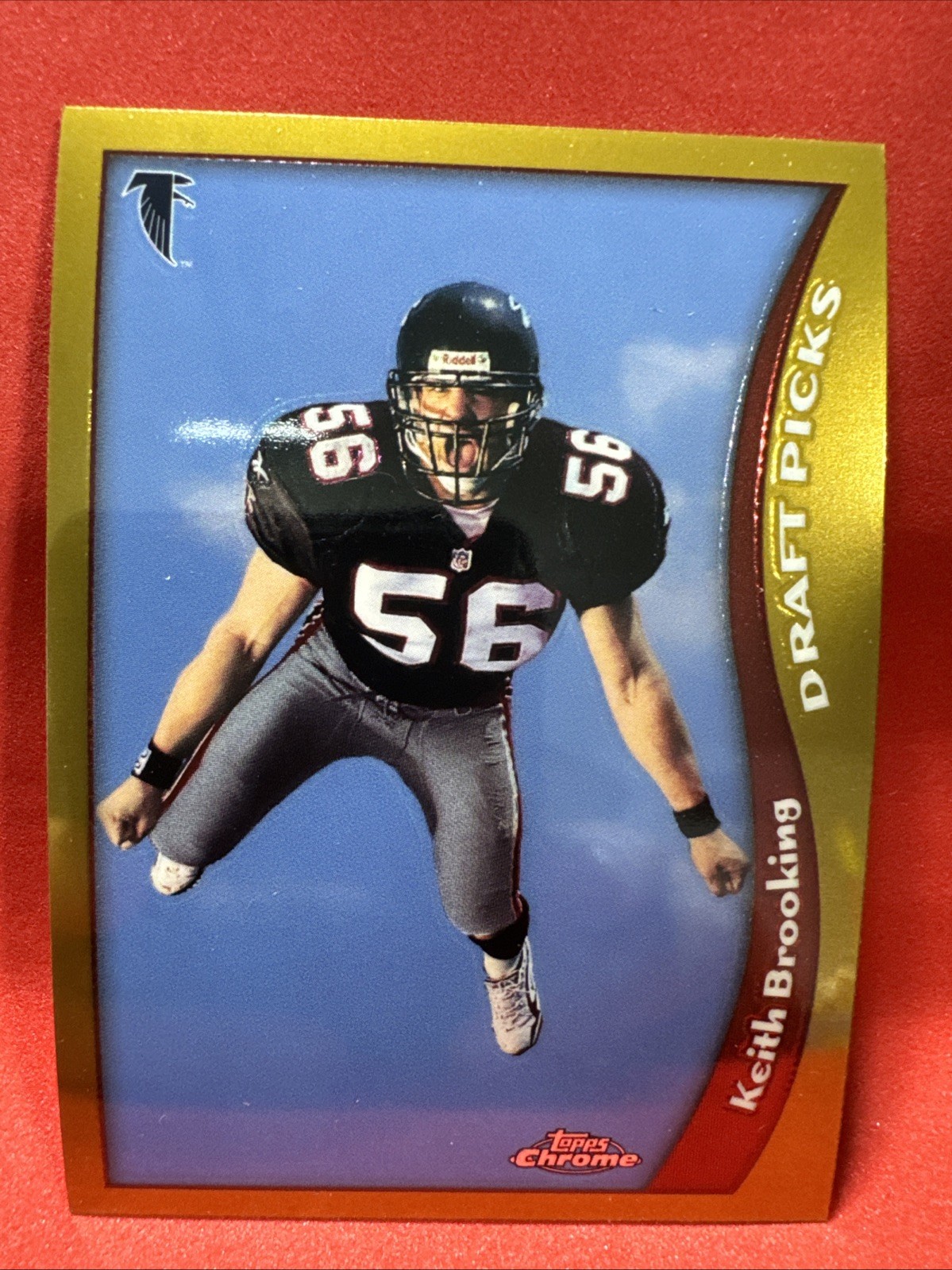 1998 Topps Chrome💥Keith Brooking RC💥 #27 🏈Atlanta Falcons