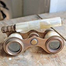 Vintage Marine Spyglass Collectible Brass Binocular Antique Gift For Christmas