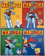 MAZINGA Z SERIE COMPLETA 4 VOLUMI 1979 ED. SALANI FONDO MAGAZZINO SERIE TV VEDI.