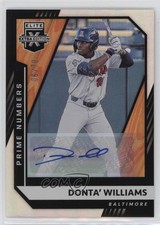 2021 Panini Elite Extra Edition 6/70 Donta' Williams #106 Auto 0xh3