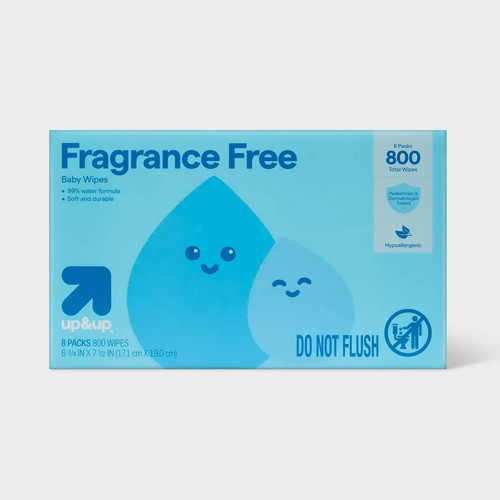 Fragrance-Free Baby Wipes - up&up™ (Select Count 800) | eBay