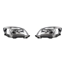 Scheinwerfer Set Halogen kompatibel zu Skoda Fabia 54 10-12/2014 H4 links rechts