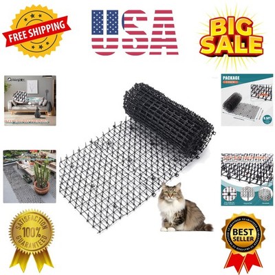 6.5ft Cat Scat Mat with Soft Spikes, Humane Indoor/Outdoor Cat Deterrent Mat ...