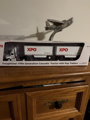 DCP by First Gear XPO Logistics Freightliner Tractor / Trailer. LAST ONE