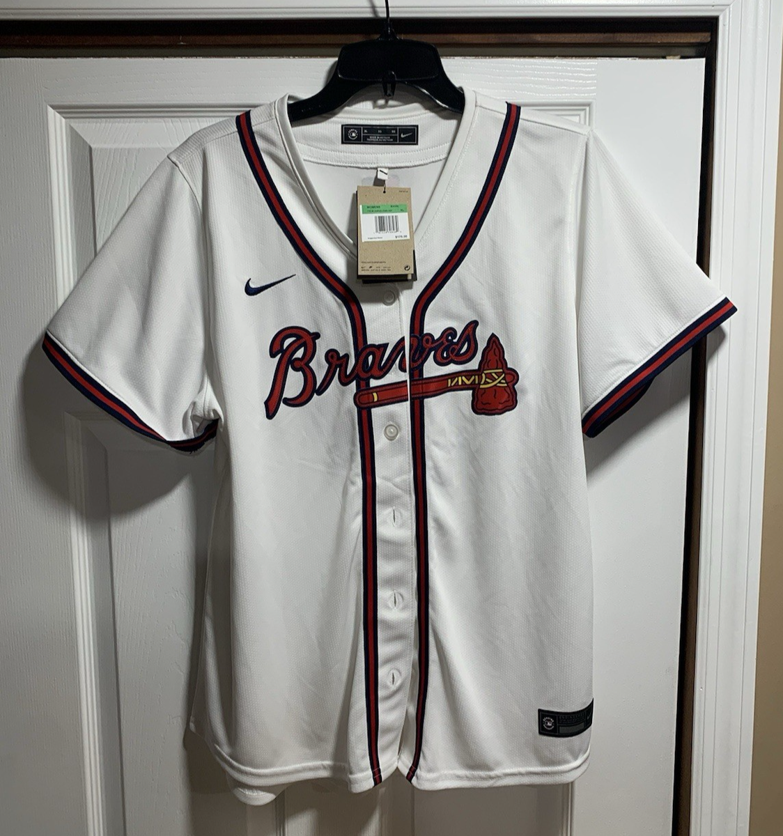 Nike Atlanta Braves Ronald Acuna Jr. #13 Jersey Women's sz XL NWT