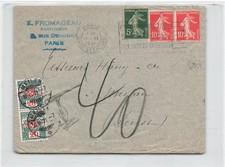 898033) France, Blg 1921 to Switzerland, Postage Stamps, Postage