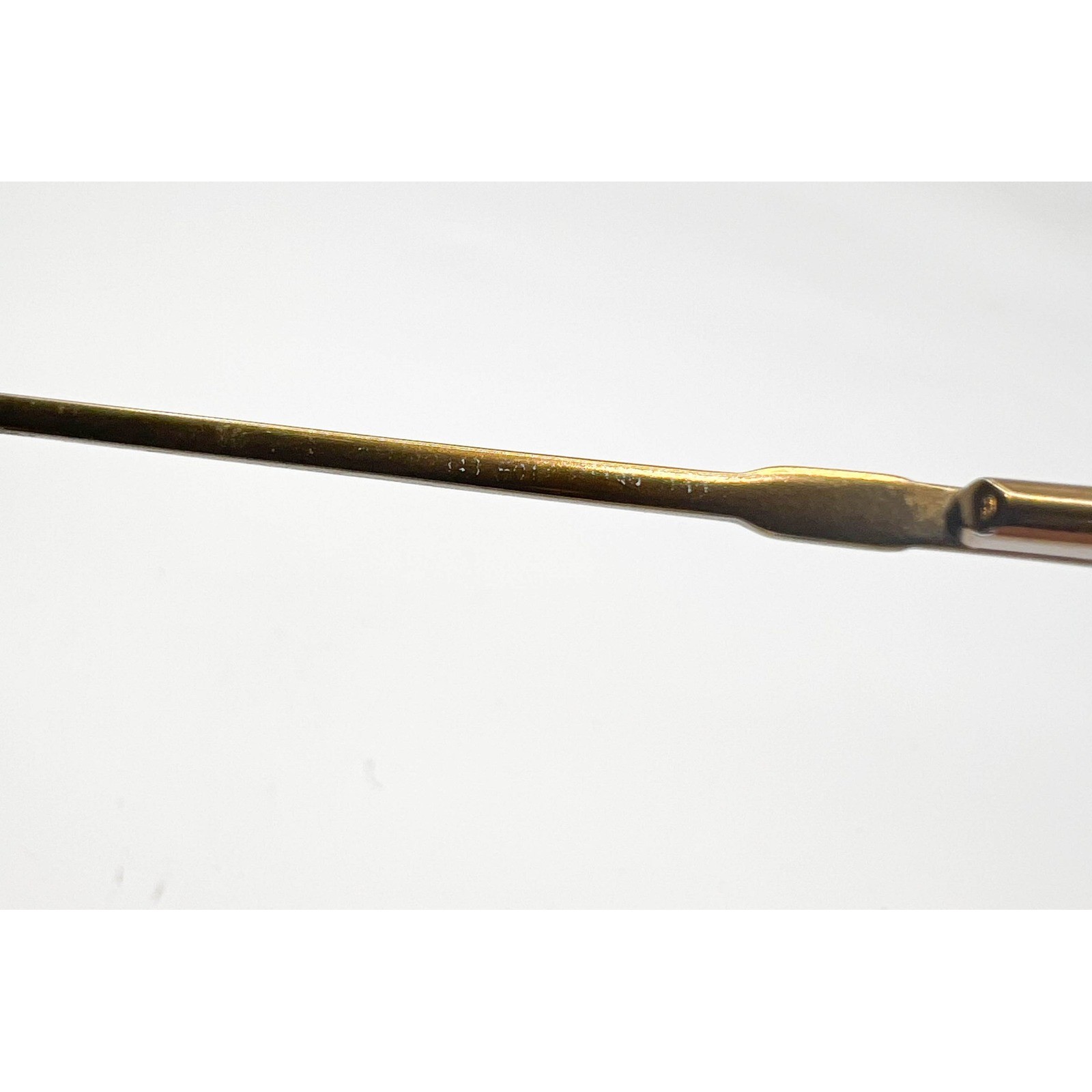 Lacoste 54018 Semi Rimless Reading Glasses Bronze Metal Made in France Women thumbnail 5