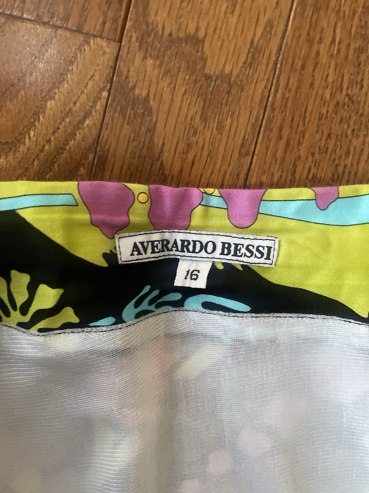 Averardo Bessi Colorful Ruffle Hem Skirt ~ 16 - image 4