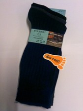 skarpetki 11-14 Bigfoot - opakowanie po trzy po jednym z każdego :- Niebieskie, średnie i ciemnoszare