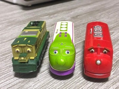 Takara Tomy Plarail Chuggington Train Three Car Set Tested 15+