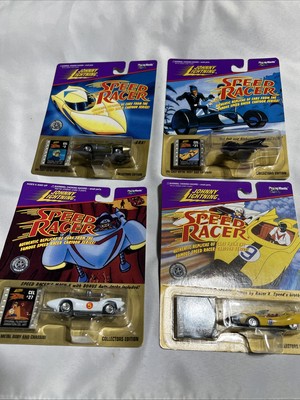 Johnny Lightning Speed Racer Playing Mantis 1997 MACH 5/grx/assassin/racer X 4pk