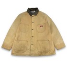 Vintage Dickies Michigan Style Chore Workwear Jacket, Brown, Large (CB859)