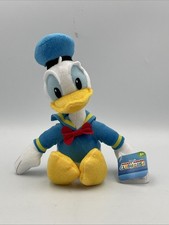 New 10" Donald  Daisy Duck Plush Beanies Just Play 2021 Disney Mickey Funhouse