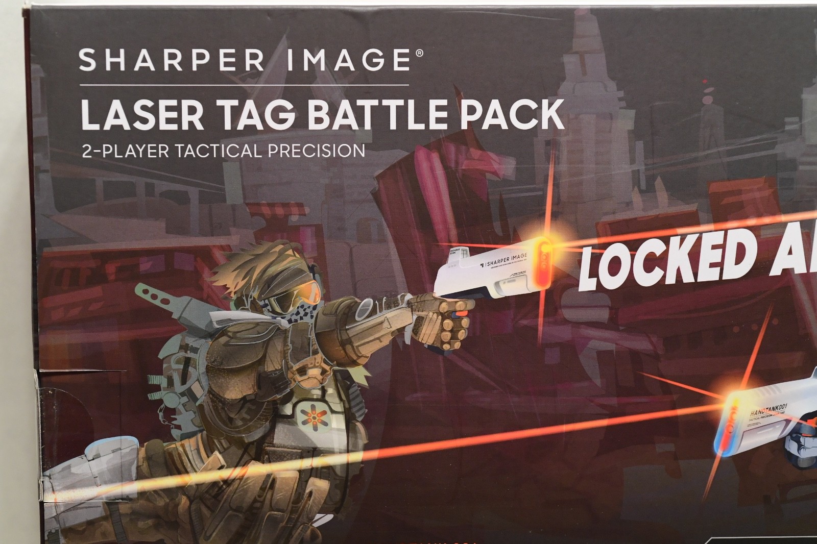 NEW Sharper Image Handtank 001 Laser Tag Battle Pack 2 Player
