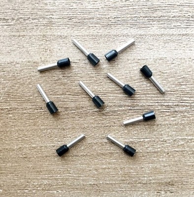 10pcs 14 Gauge Wire Ferrule Amplifier Speaker 14 AWG Tin Copper Amp Ferrules