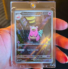 Nintendo Pokemon TCG Paldean Fates Full Art Holo Lot Slowbro Fomantis 2