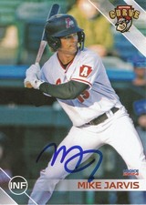 Mike Jarvis Signed IP 2024 Altoona Curve Card #11 Pittsburgh Pirates!