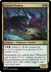 Cursed Wombat 181/703 Modern Horizons 3