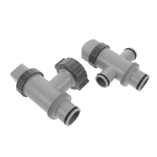 1 Set Pool Hose Plunger Valve - Pool Hose Valve For Pump And Maintenance