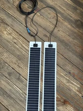 2qty - 10 Watt 12v Flexible Solar Panels - Monocrystalline