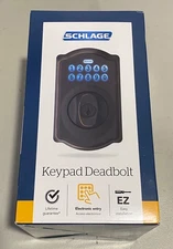 Schlage Camelot Keypad Deadbolt (BE365VCAM716) Aged Bronze