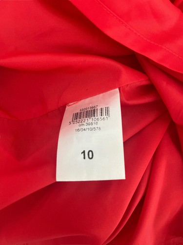 JANE NORMAN Bodycon Dress Size Small 10 Fitted Bandeau Ruched Satin Womens EU38 - Picture 8 of 10