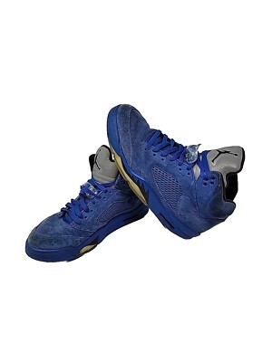 Air Jordan V Retro 'Blue Suede' 2017 Black Game Royal 136027