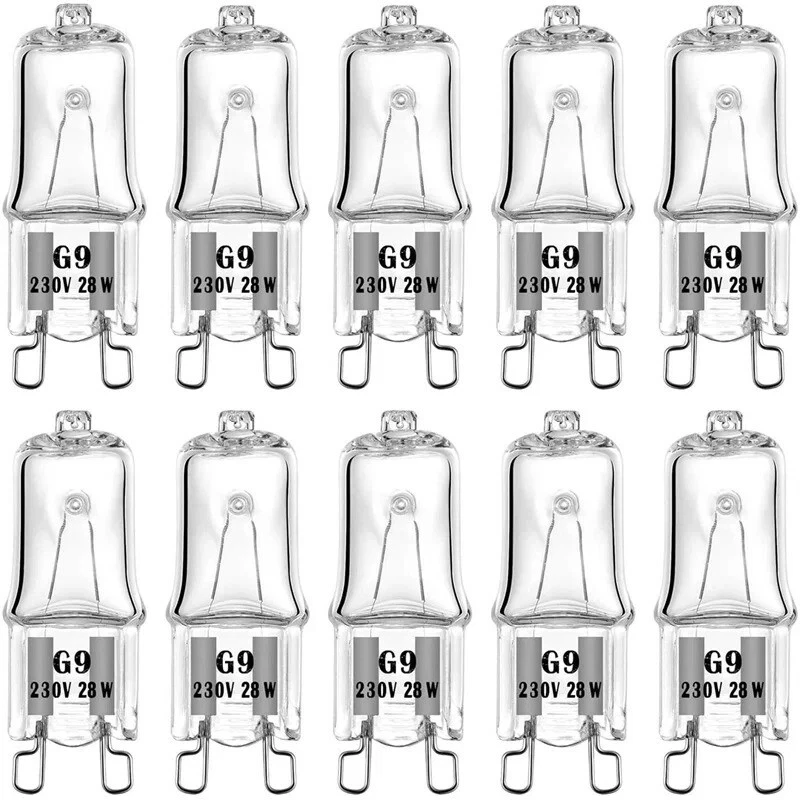 G9 Halogen Bulb 25W/28W Warm White Filament Lamp Replace Led Bulbs 10-20 Pack - Image 2 of 4
