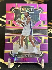 2024 Panini Select WNBA Crystal Dangerfield Concourse Pink Purple Prizm #/99 SP