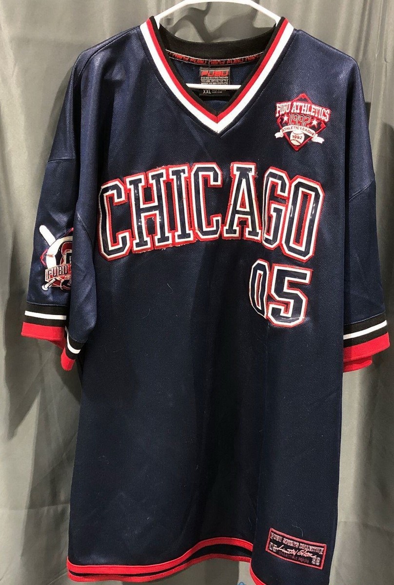 FUBU jersey, Chicago t-shirt, vintage Illinois shirt, City