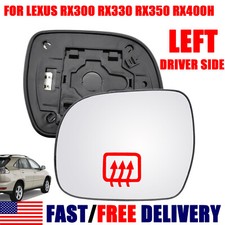 1x Heated Driver Side Wing Door Mirror Glass For Lexus Rx300 Rx330 Rx350 Rx400h 1x Heated Driver Side Wing Door Mirror Glass For Lexus Rx300 Rx330 Rx350 Rx400h
