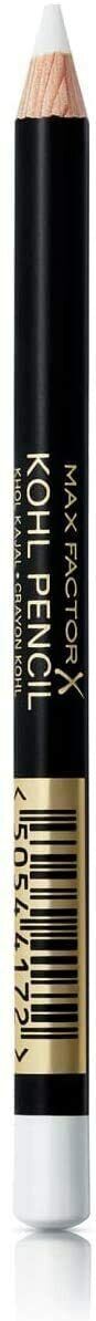 Max Factor Kohl Kajal Weiß 10 – Perfekt Für Smokey Eyes, Langanhaltend & Wischfest, 1x4 Ml (Packung Mit 2 Stiften)