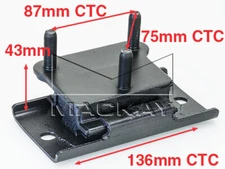 Mackay Engine Mount for Nissan Navara D40 2.5L I4 Turbo Rear A7323