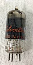 Vintage SILVERTONE Glass Tube, 6AU6, K9 B