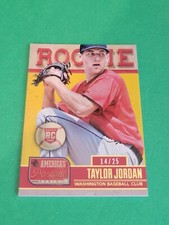 TAYLOR JORDAN 2013 PANINI AMERICA'S PASTIME BASE SET ROOKIE CARD GOLD /25