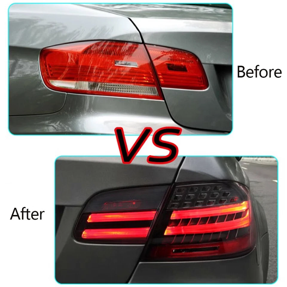 For BMW 3 Series 330 335 M3 E92 2006-2012 Black LED Tail Light Brake Light/Right - Image 3 of 4