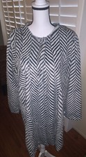 Women's Fever Clothing Faux Fur One Snap Coat Size Large New With Tags