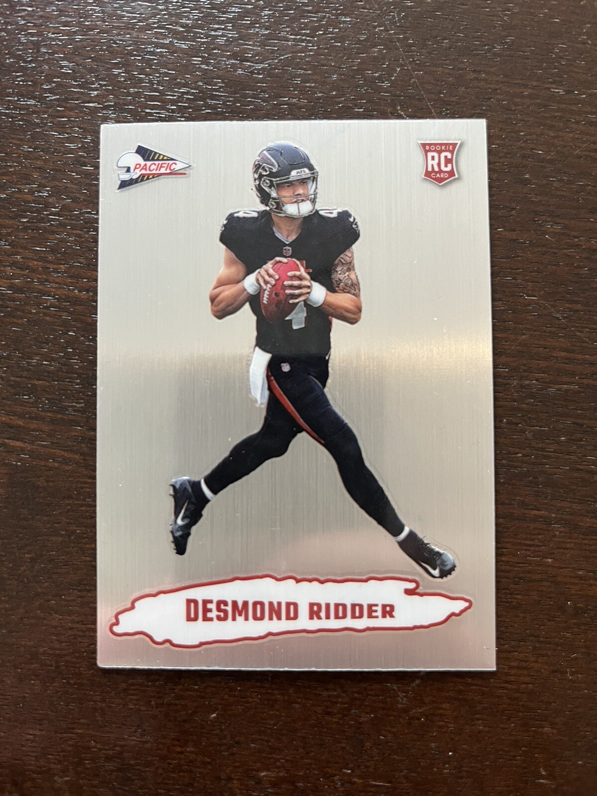 Desmond Ridder Rookie Card 2022 Zenith Pacific #PAC-18 Falcons QB RC