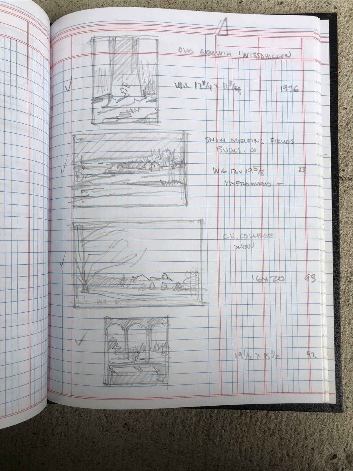 6 Sketchbooks Painter Paul Rickert 848 Original Pencil Sketches Vietnam Artist eBay