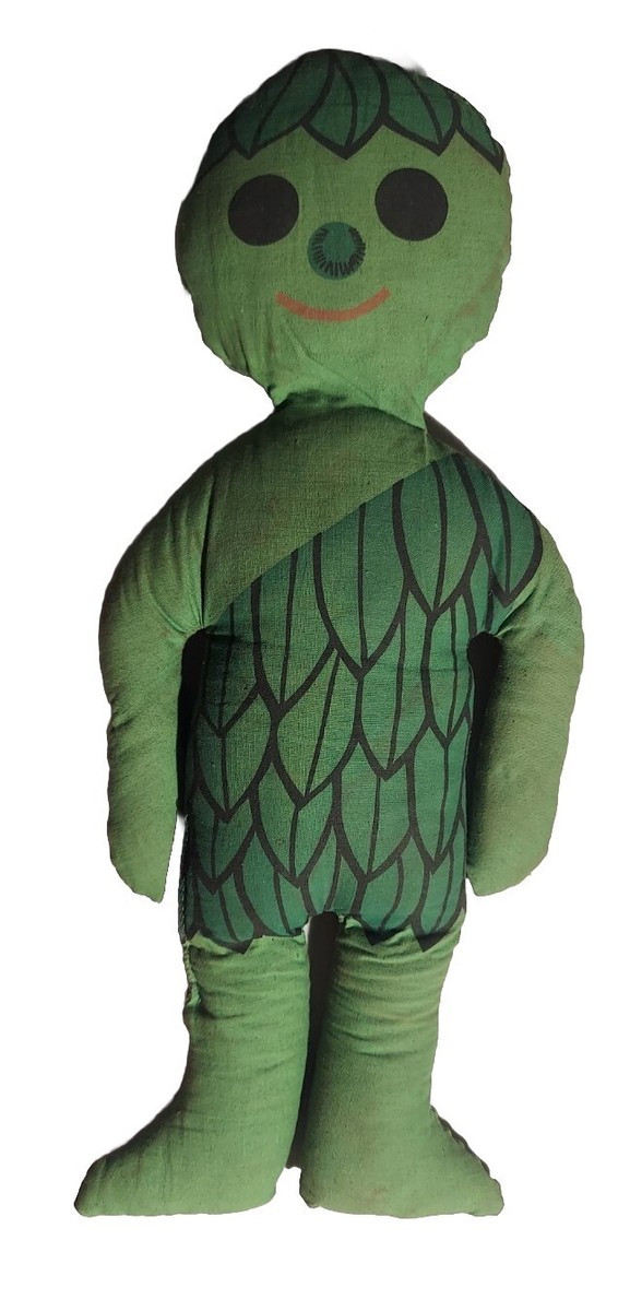 Jolly Green Giant Little Sprout 15 Inches Tall - Vintage Plush Rag