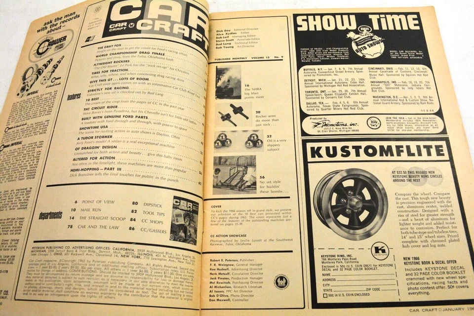 Car Craft Magazine January 1966 - Image 3 of 4
