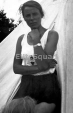 WW2 Picture Photo Member Young women Bund Deutscher Mädel League German BDM 1071